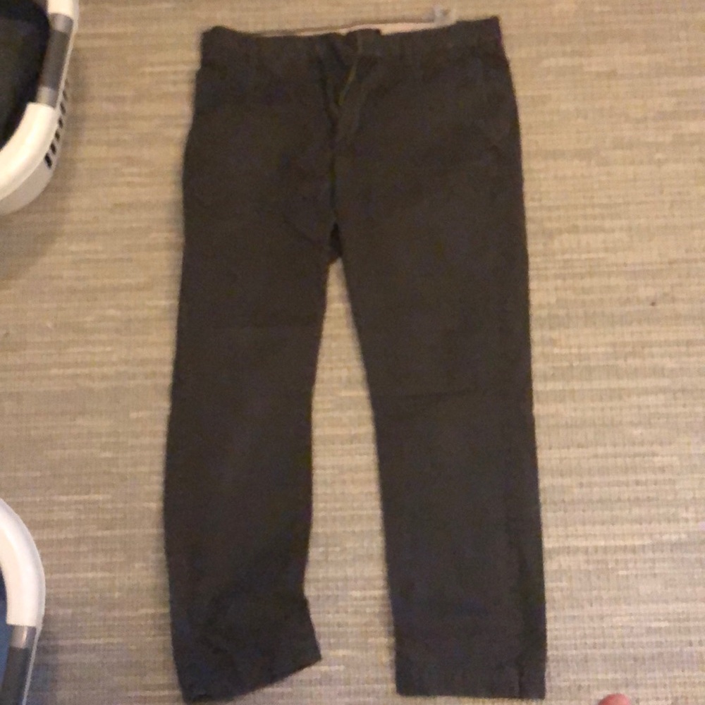 Grey banana republic khakis